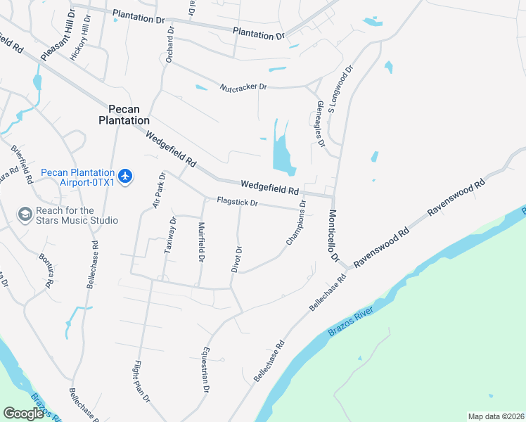 map of restaurants, bars, coffee shops, grocery stores, and more near 5609 Flagstick Drive in Granbury