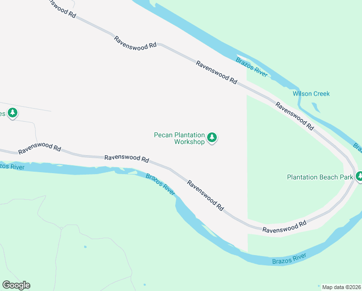 map of restaurants, bars, coffee shops, grocery stores, and more near 9505 Ravenswood Road in Granbury