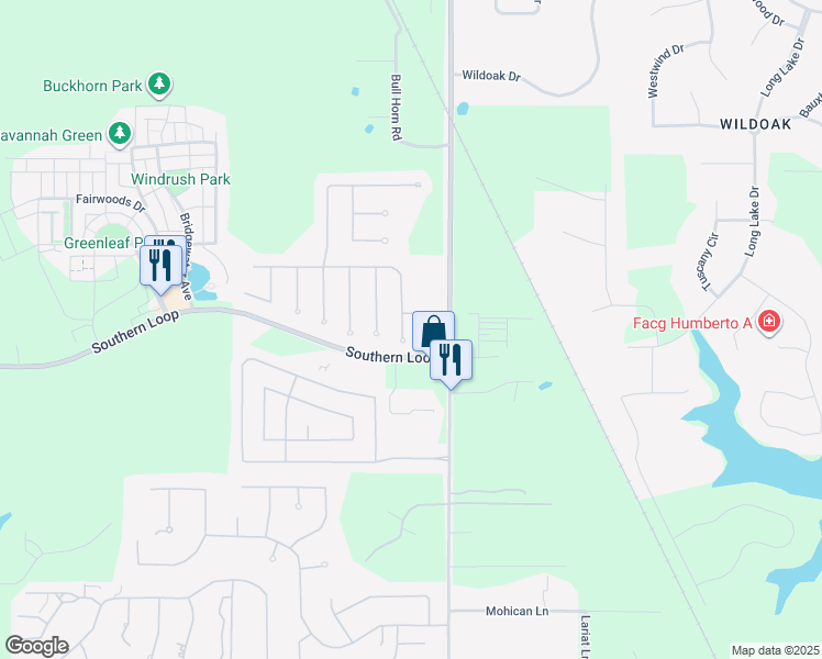 map of restaurants, bars, coffee shops, grocery stores, and more near 10509 Keysburg Court in Shreveport