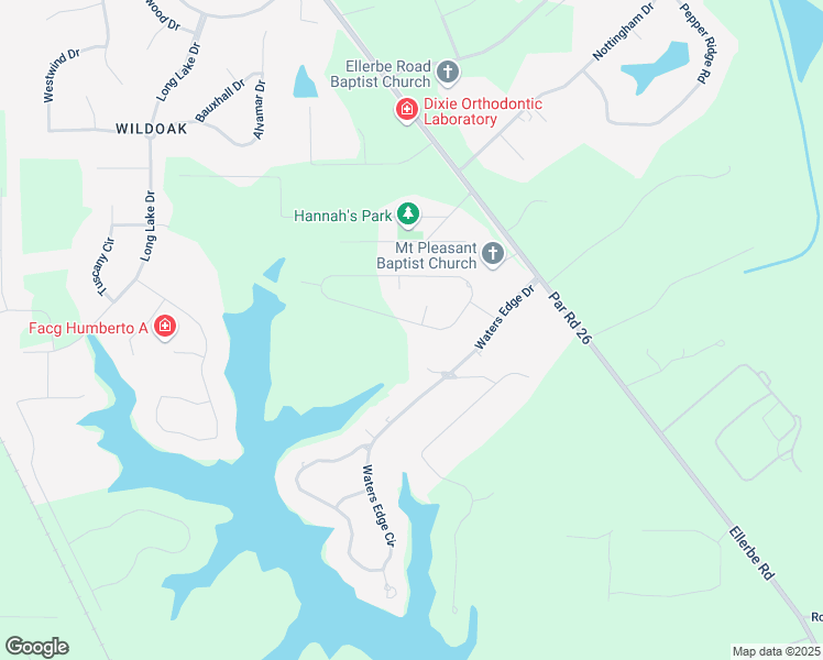 map of restaurants, bars, coffee shops, grocery stores, and more near 144 Creston Lane in Shreveport