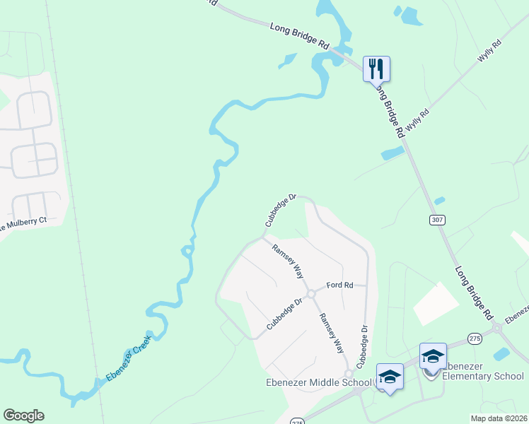 map of restaurants, bars, coffee shops, grocery stores, and more near 166 Cubbedge Drive in Rincon