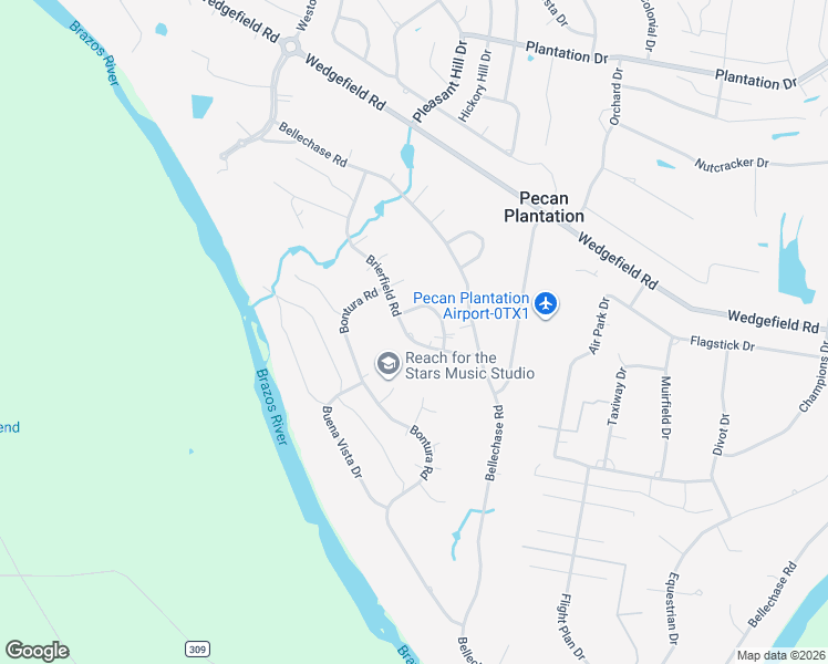 map of restaurants, bars, coffee shops, grocery stores, and more near 6106 Belvidere Circle in Granbury