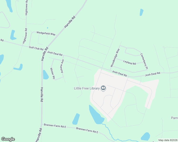 map of restaurants, bars, coffee shops, grocery stores, and more near 104 Stonebrook Way in Statesboro