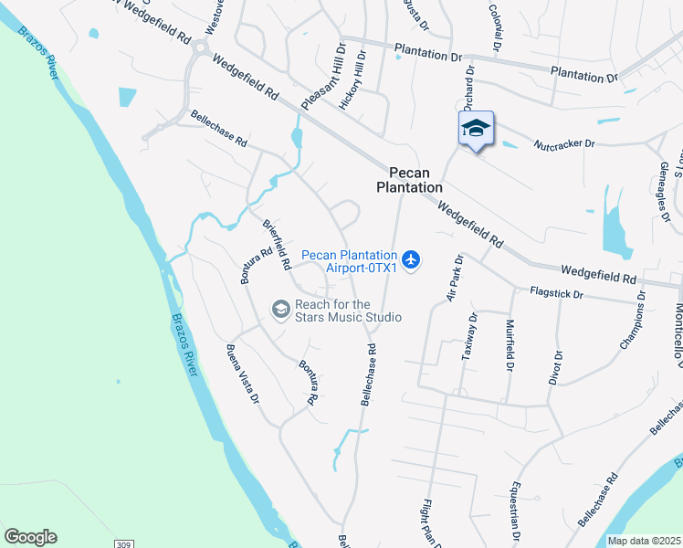 map of restaurants, bars, coffee shops, grocery stores, and more near 8920 Bellechase Road in Granbury