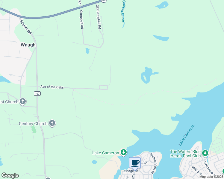 map of restaurants, bars, coffee shops, grocery stores, and more near 500 Avenue of the Oaks in Pike Road