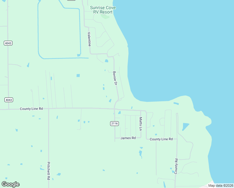 map of restaurants, bars, coffee shops, grocery stores, and more near 20069 Bernie Drive in Kemp