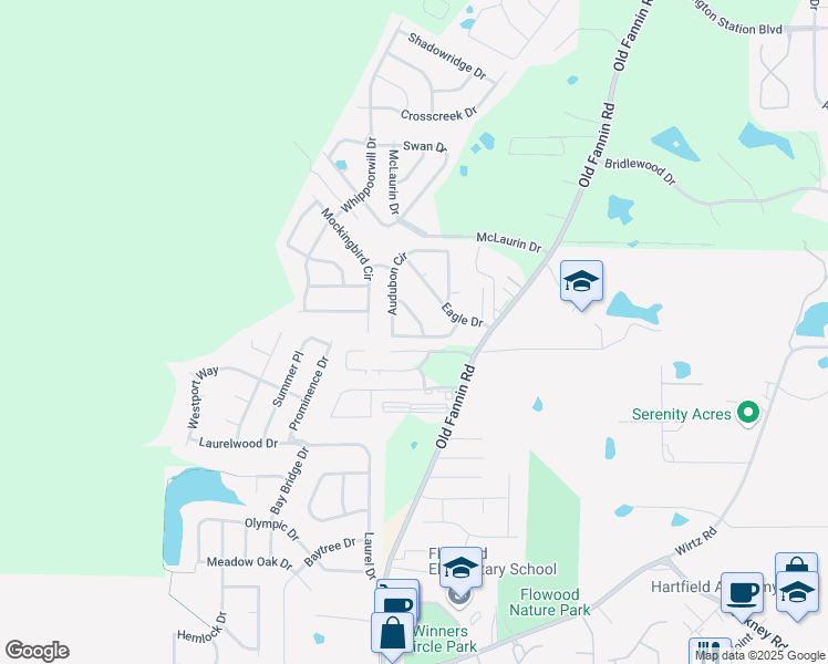 map of restaurants, bars, coffee shops, grocery stores, and more near 403 Pelican Way in Brandon
