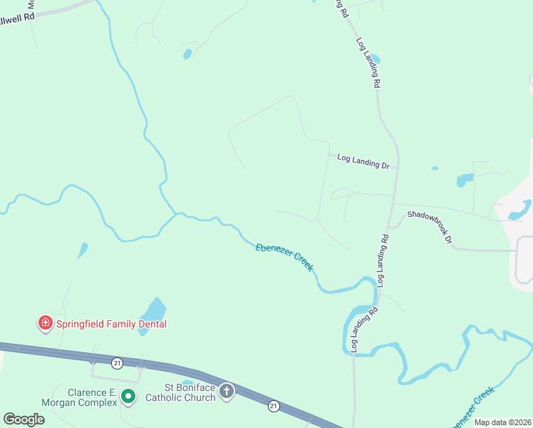 map of restaurants, bars, coffee shops, grocery stores, and more near 271 Hickory Circle in Springfield