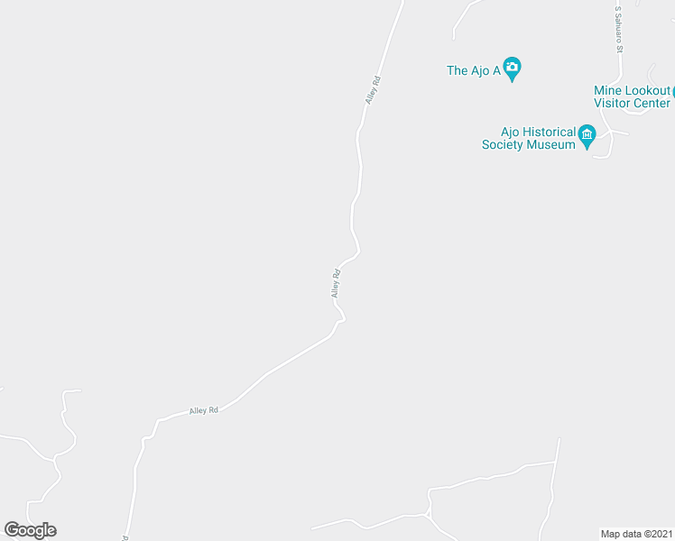 map of restaurants, bars, coffee shops, grocery stores, and more near Alley Road in Ajo