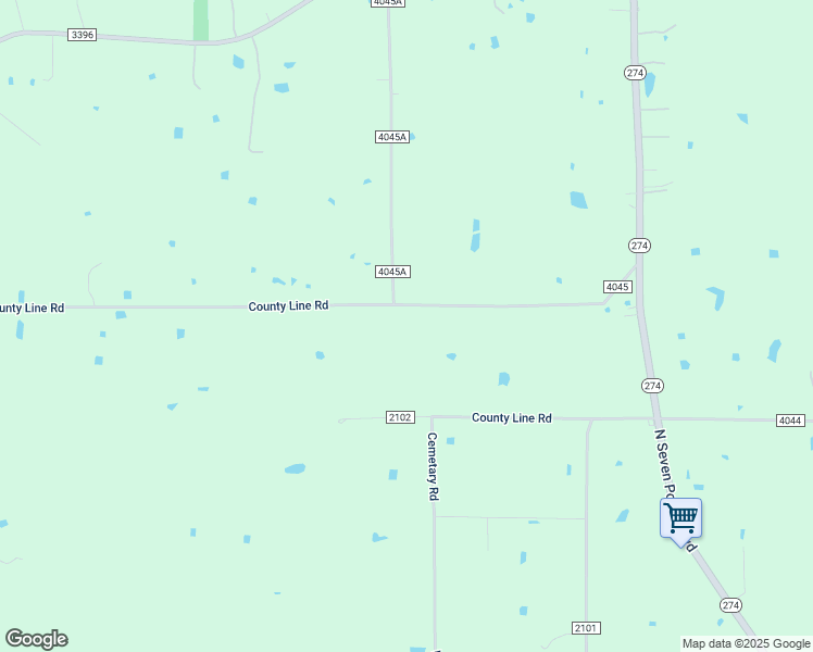 map of restaurants, bars, coffee shops, grocery stores, and more near 6585 County Road 4045 in Kemp