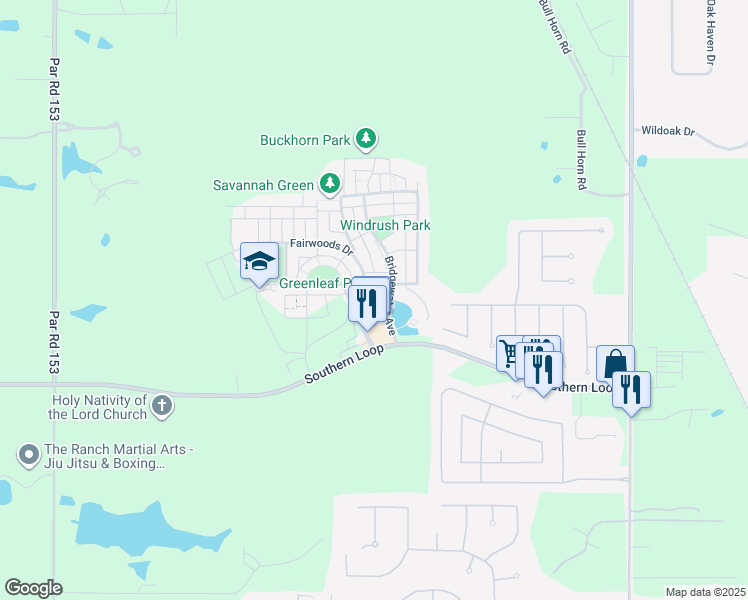 map of restaurants, bars, coffee shops, grocery stores, and more near 1968 Bridgewater Avenue in Shreveport