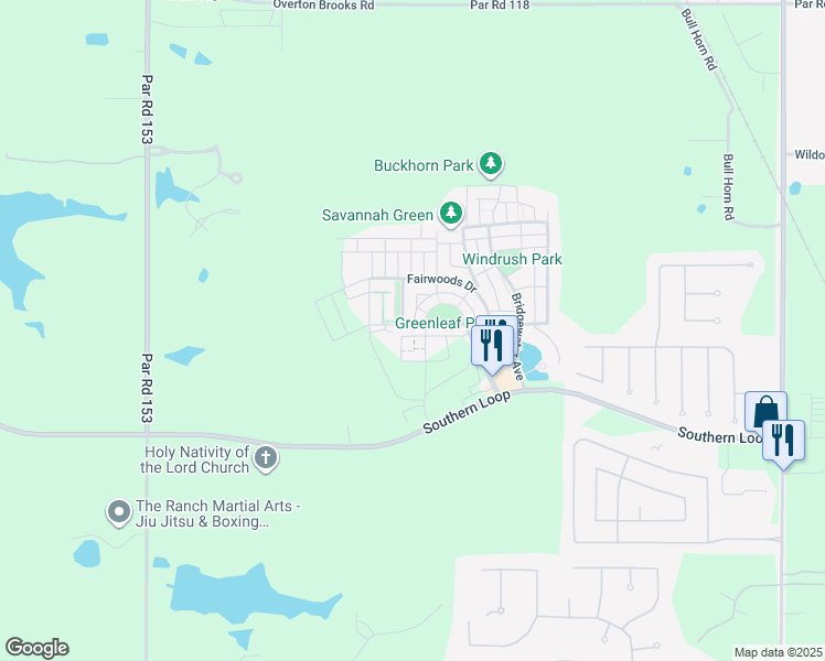 map of restaurants, bars, coffee shops, grocery stores, and more near 2025 Woodberry Avenue in Shreveport