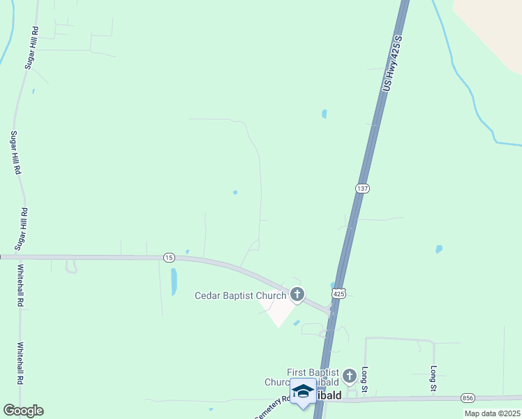 map of restaurants, bars, coffee shops, grocery stores, and more near 108 Chapman-White Road in Rayville