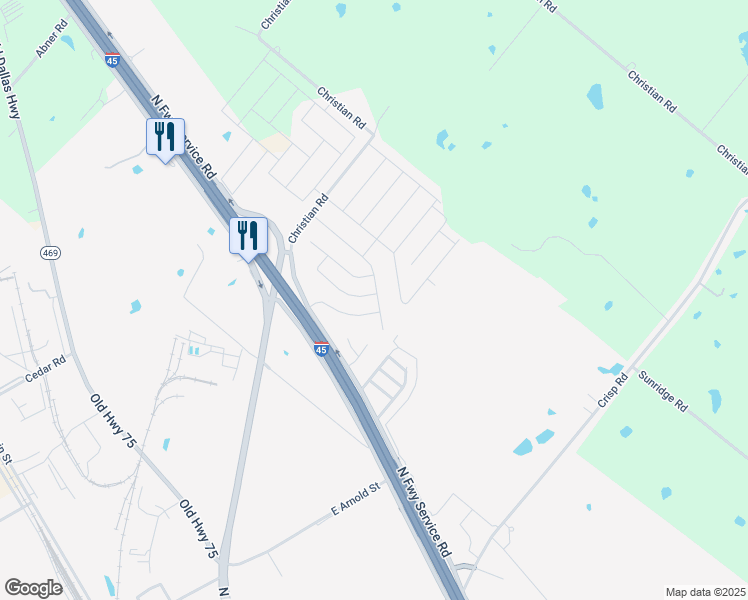 map of restaurants, bars, coffee shops, grocery stores, and more near 1405 Fantail Lane in Ennis