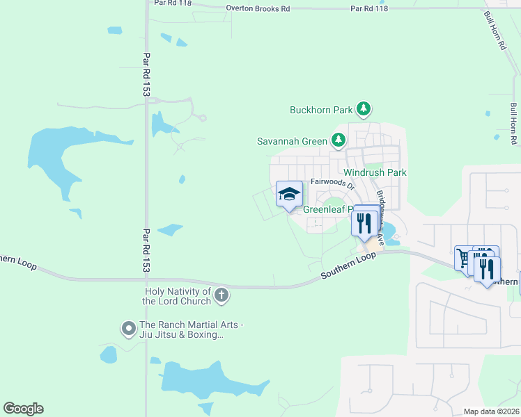 map of restaurants, bars, coffee shops, grocery stores, and more near 2131 Woodberry Avenue in Shreveport