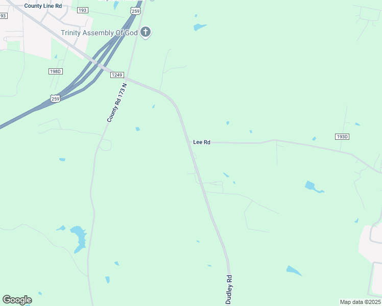 map of restaurants, bars, coffee shops, grocery stores, and more near 2574 County Road 192 in Kilgore