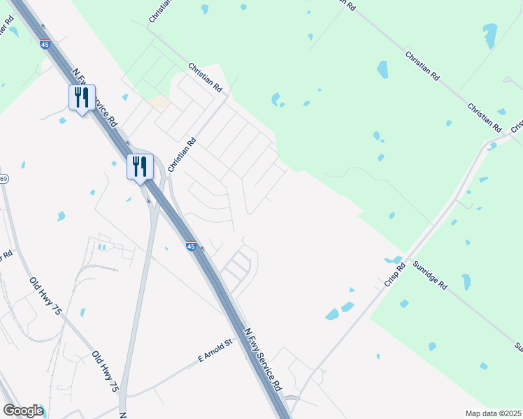 map of restaurants, bars, coffee shops, grocery stores, and more near 1406 Cardinal Drive in Ennis