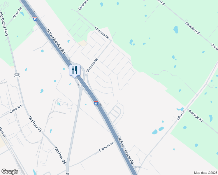 map of restaurants, bars, coffee shops, grocery stores, and more near 1410 Kinglet Drive in Ennis