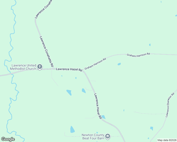 map of restaurants, bars, coffee shops, grocery stores, and more near Graham Harrison Road in Lawrence