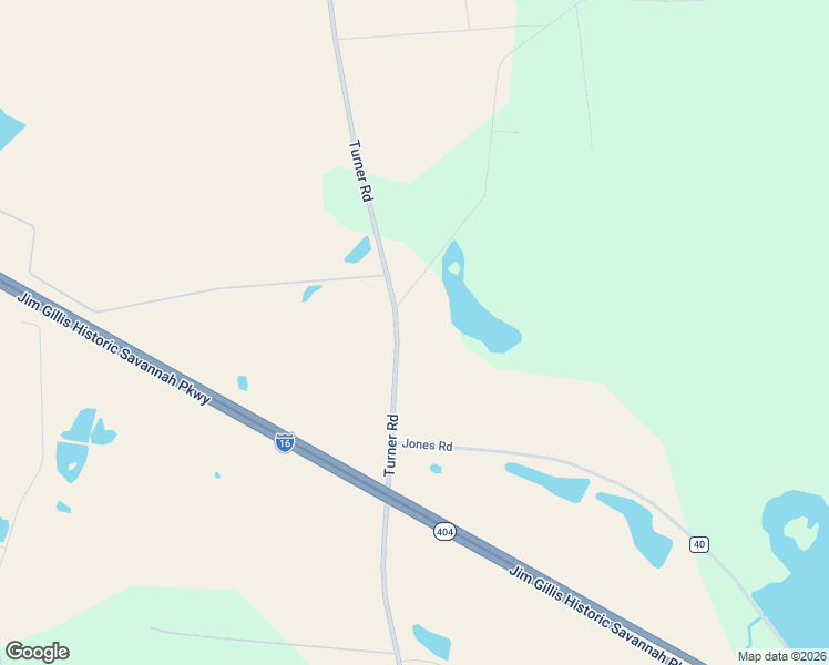 map of restaurants, bars, coffee shops, grocery stores, and more near 15238 Turner Road in Metter