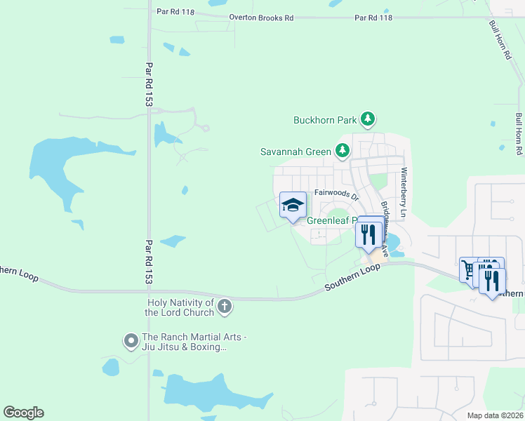 map of restaurants, bars, coffee shops, grocery stores, and more near 2131 Woodberry Avenue in Shreveport