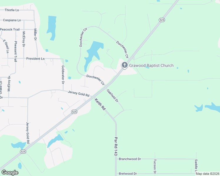 map of restaurants, bars, coffee shops, grocery stores, and more near 10505 Oakfield Drive in Keithville
