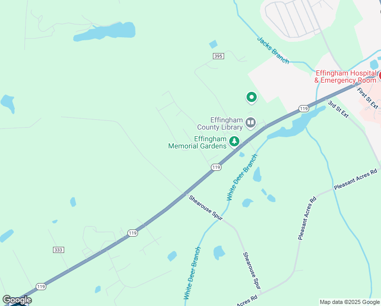 map of restaurants, bars, coffee shops, grocery stores, and more near 100 Lynwood Lane in Springfield