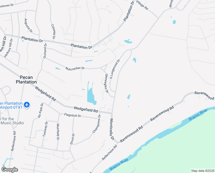 map of restaurants, bars, coffee shops, grocery stores, and more near 9418 South Longwood Drive in Granbury