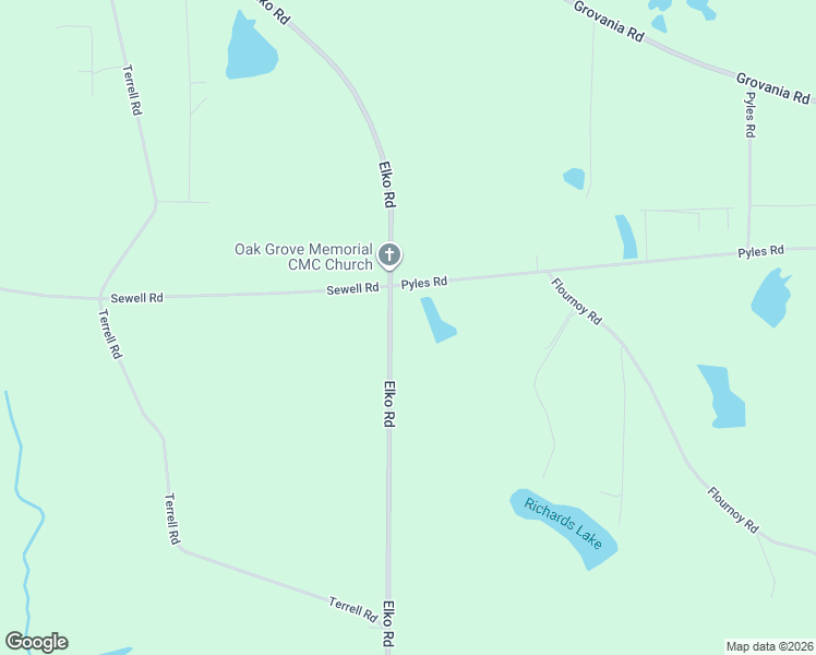 map of restaurants, bars, coffee shops, grocery stores, and more near 2510 Elko Road in Elko