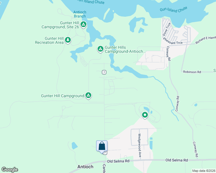 map of restaurants, bars, coffee shops, grocery stores, and more near 670-698 County Road 7 in Montgomery