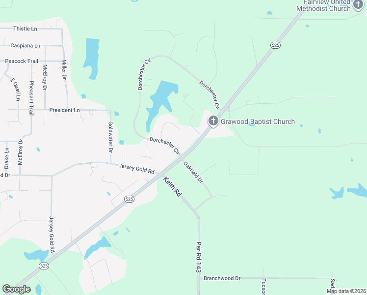 map of restaurants, bars, coffee shops, grocery stores, and more near 10505 Oakfield Drive in Keithville