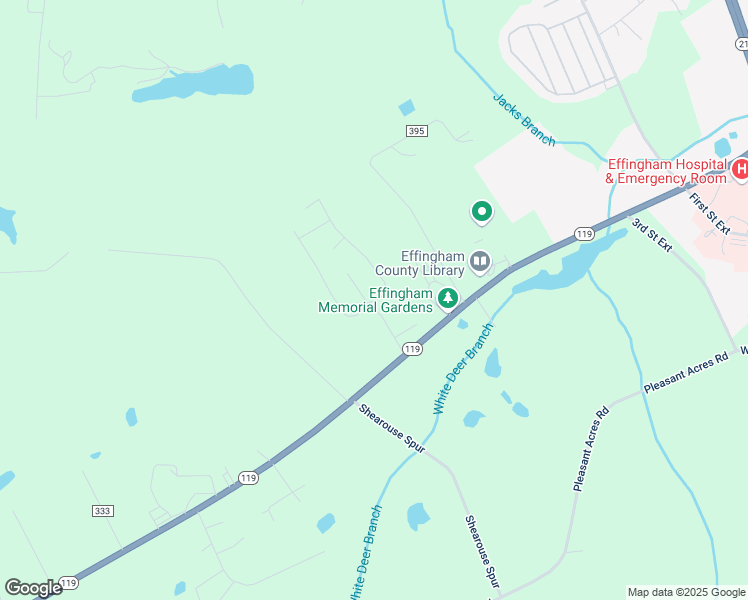 map of restaurants, bars, coffee shops, grocery stores, and more near 100 Lynwood Lane in Springfield