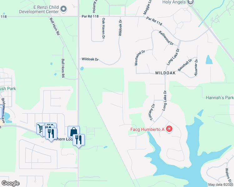 map of restaurants, bars, coffee shops, grocery stores, and more near 1010 Towhee Drive in Shreveport