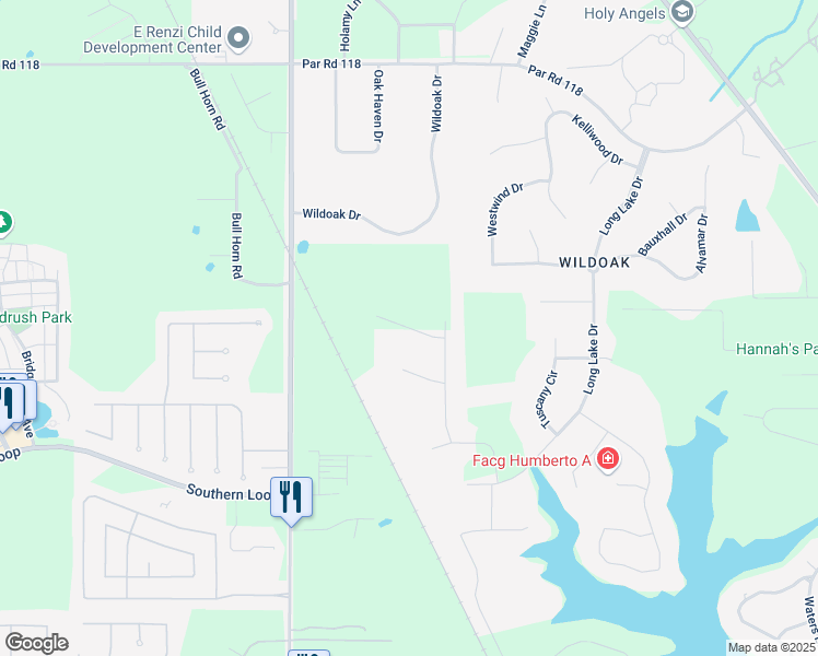 map of restaurants, bars, coffee shops, grocery stores, and more near Towhee Drive in Shreveport
