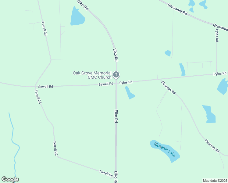 map of restaurants, bars, coffee shops, grocery stores, and more near 2510 Elko Road in Elko