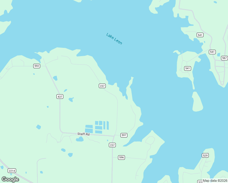map of restaurants, bars, coffee shops, grocery stores, and more near 625 County Road 237 in Eastland