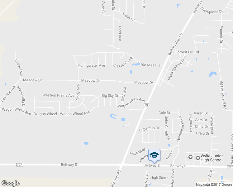 map of restaurants, bars, coffee shops, grocery stores, and more near 5026 Big Sky Drive in Abilene