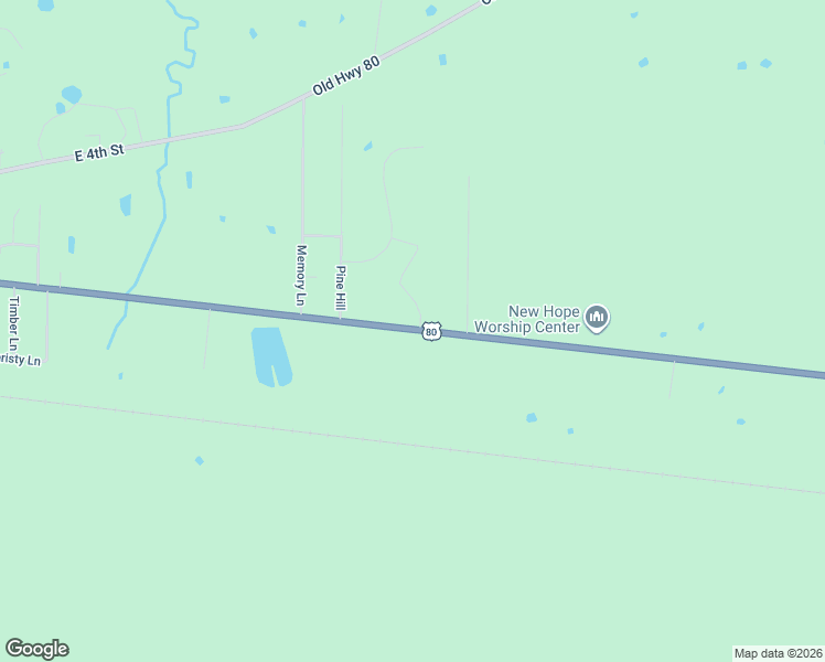 map of restaurants, bars, coffee shops, grocery stores, and more near 3717 U.S. 80 in Forest