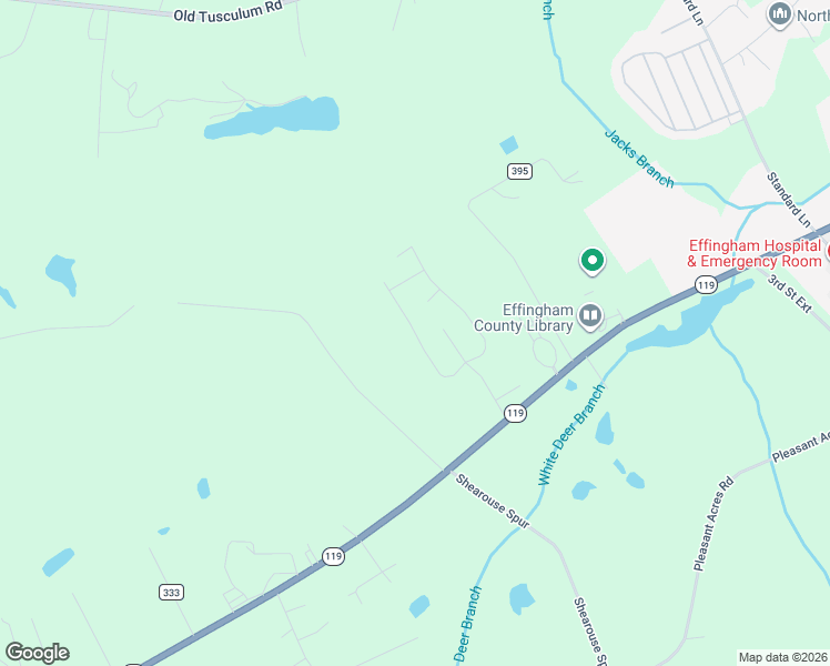 map of restaurants, bars, coffee shops, grocery stores, and more near Lynwood Lane in Springfield