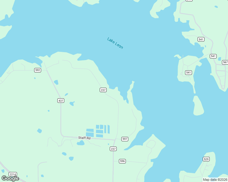map of restaurants, bars, coffee shops, grocery stores, and more near 625 County Road 237 in Eastland