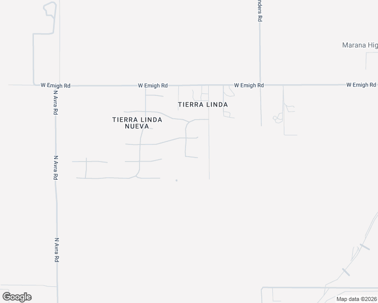 map of restaurants, bars, coffee shops, grocery stores, and more near 12884 West Zebra Aloe Place in Tucson