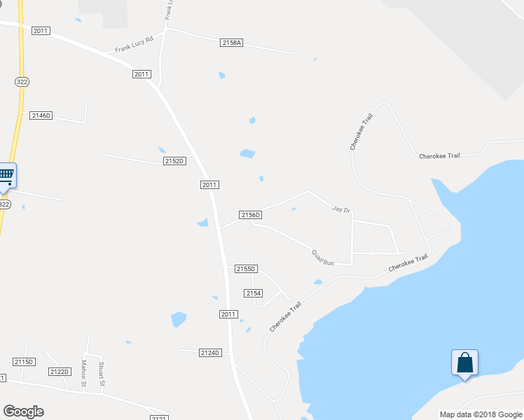 map of restaurants, bars, coffee shops, grocery stores, and more near Towhee Drive in Longview