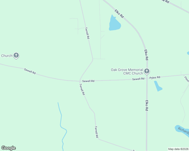 map of restaurants, bars, coffee shops, grocery stores, and more near 132 Sewell Road in Elko