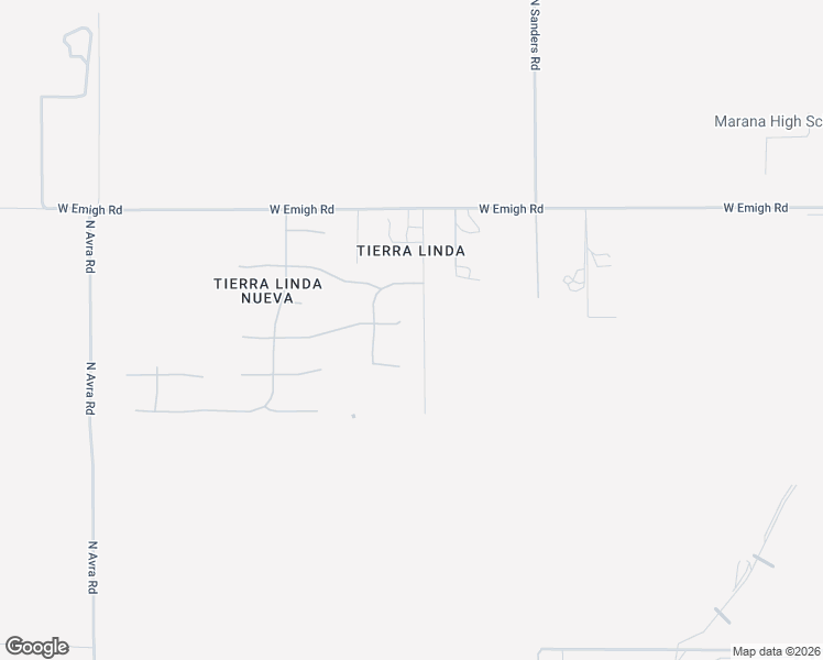 map of restaurants, bars, coffee shops, grocery stores, and more near 12845 West Butter Bush Street in Tucson