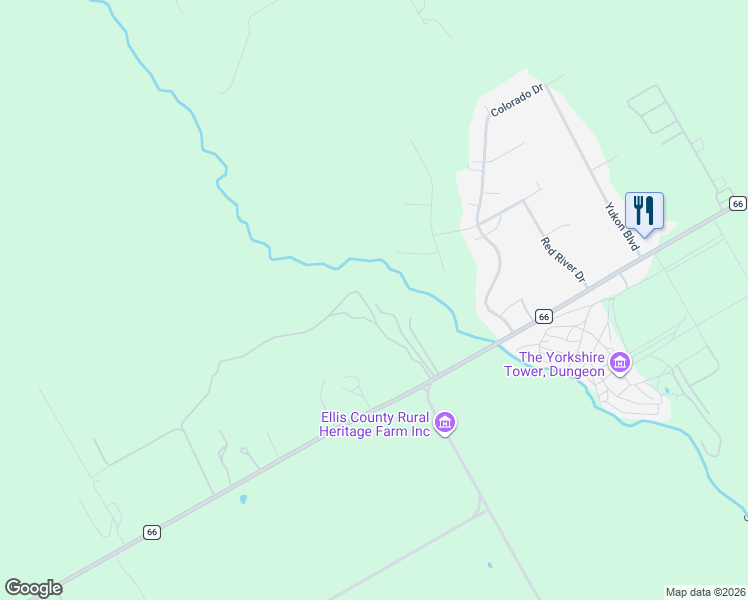 map of restaurants, bars, coffee shops, grocery stores, and more near 2762 Farm to Market 66 in Waxahachie