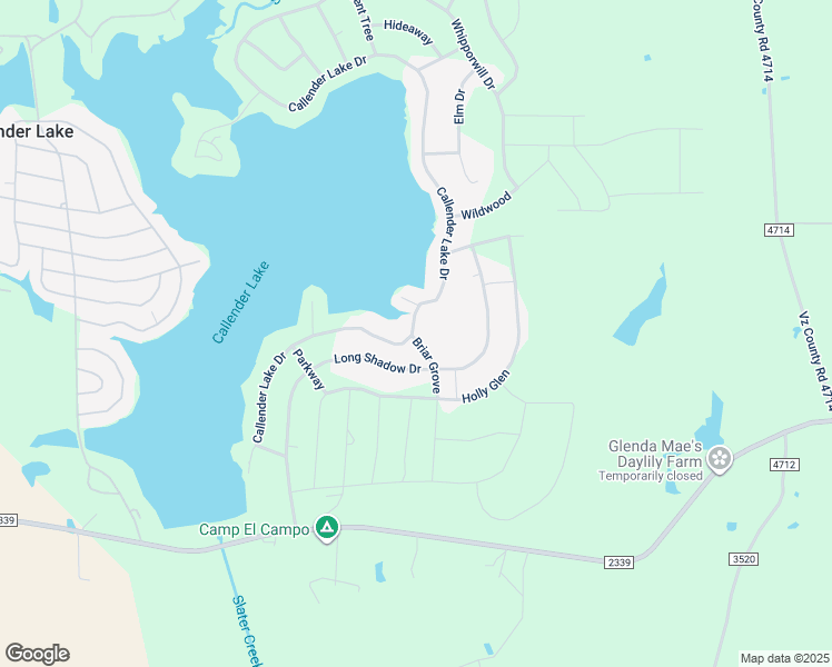 map of restaurants, bars, coffee shops, grocery stores, and more near 526 Callender Lake Drive in Murchison