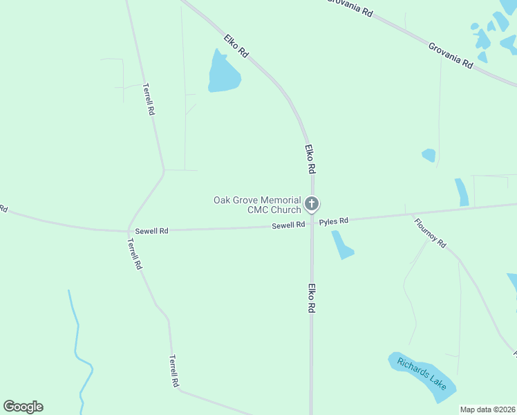 map of restaurants, bars, coffee shops, grocery stores, and more near 114 Sewell Road in Elko