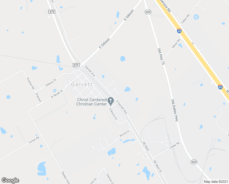 map of restaurants, bars, coffee shops, grocery stores, and more near 103 East Margurite Lane in Ennis