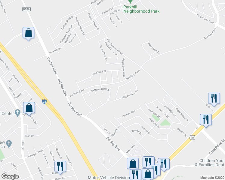 map of restaurants, bars, coffee shops, grocery stores, and more near 1982 Oxbow Court in Las Cruces