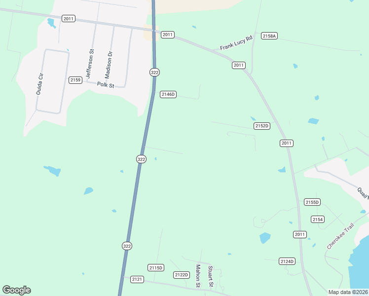 map of restaurants, bars, coffee shops, grocery stores, and more near 15242 Texas 322 in Longview